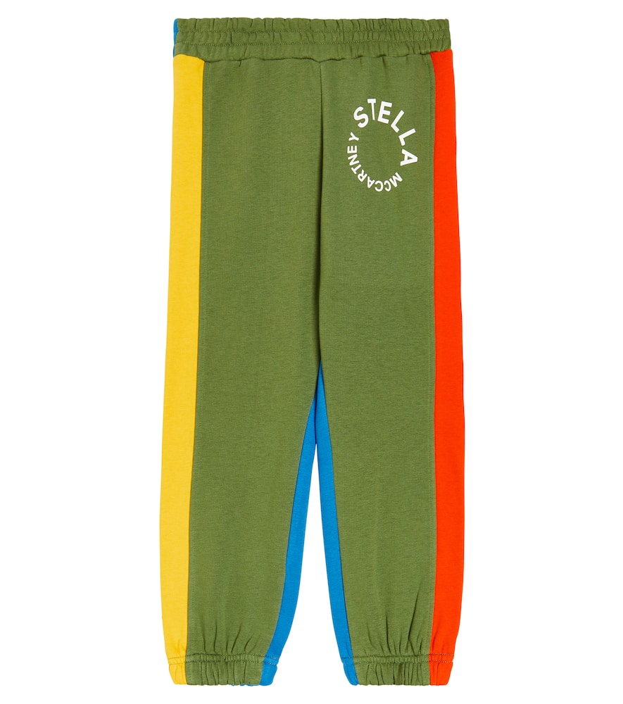 Stella McCartney Kids Patterned cotton-blend pants