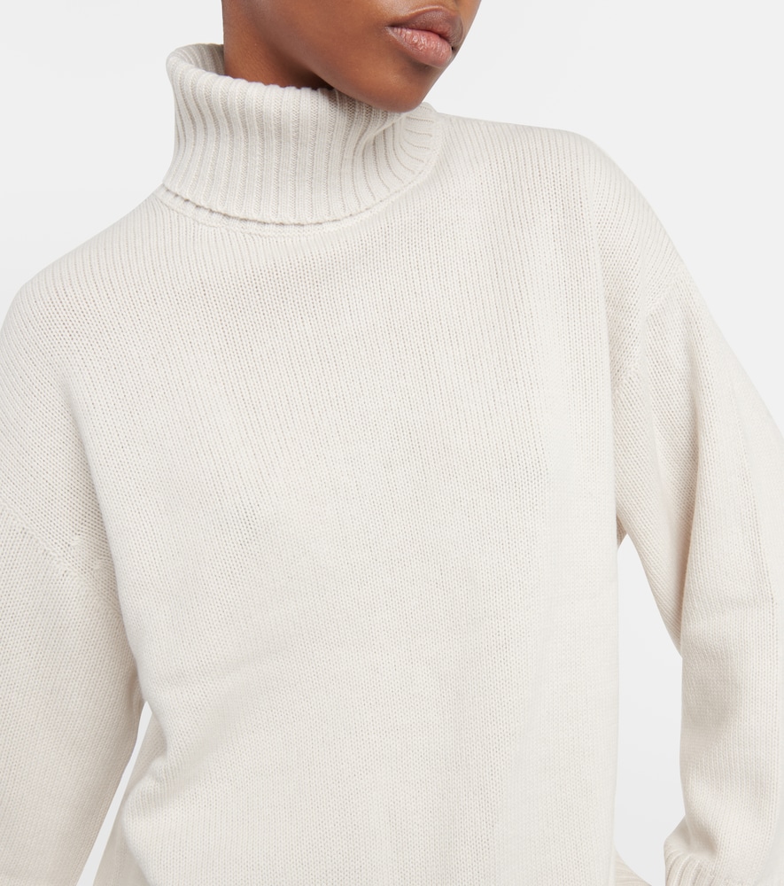  Brunello Cucinelli Brunello Cucinelli Rollkragenpullover Aus Wolle, Kaschmir Und Seide 