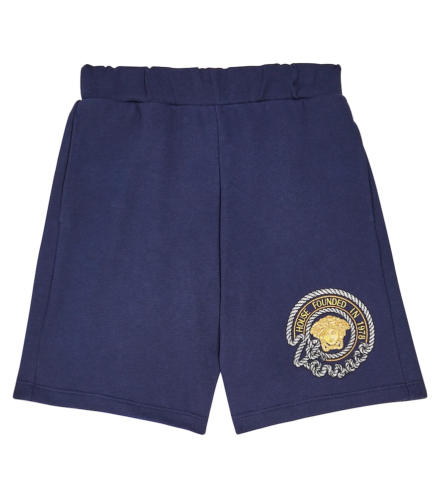 Versace Kids Medusa cotton jersey shorts