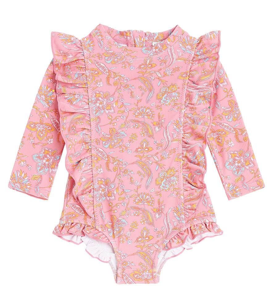 Louise Misha Baby Aurelie floral rashguard swimsuit