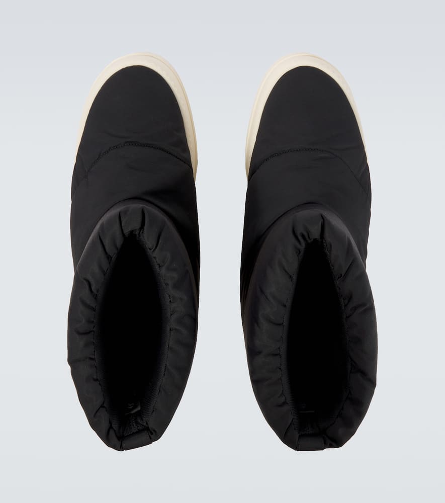 Rick Owens Drkshdw Mega Bumper Lunar Biker Boots In Black