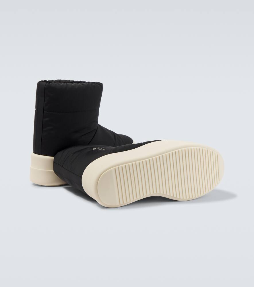 Rick Owens Drkshdw Mega Bumper Lunar Biker Boots In Black