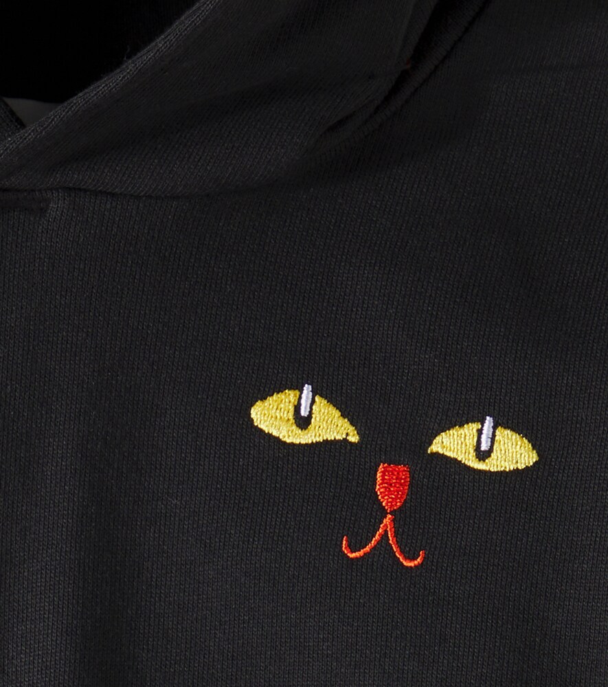  Mini Rodini Mini Rodini Hoodie Cat Ears Aus Baumwoll-jersey 