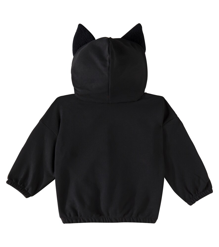  Mini Rodini Mini Rodini Hoodie Cat Ears Aus Baumwoll-jersey 