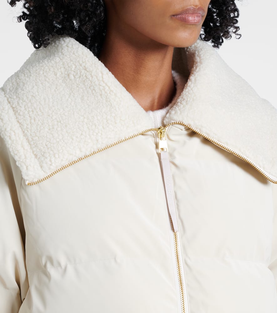 Varley Roseville Short Puffer In White