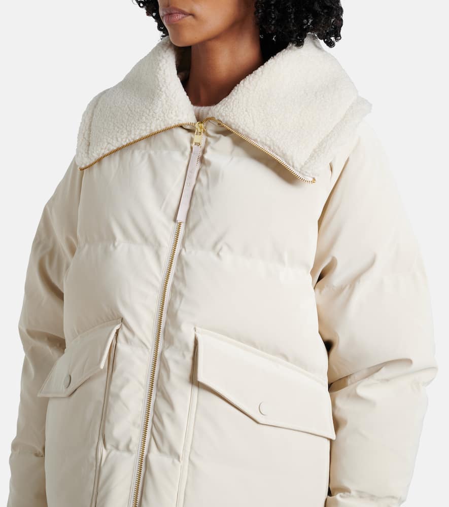 Varley Roseville Short Puffer In White