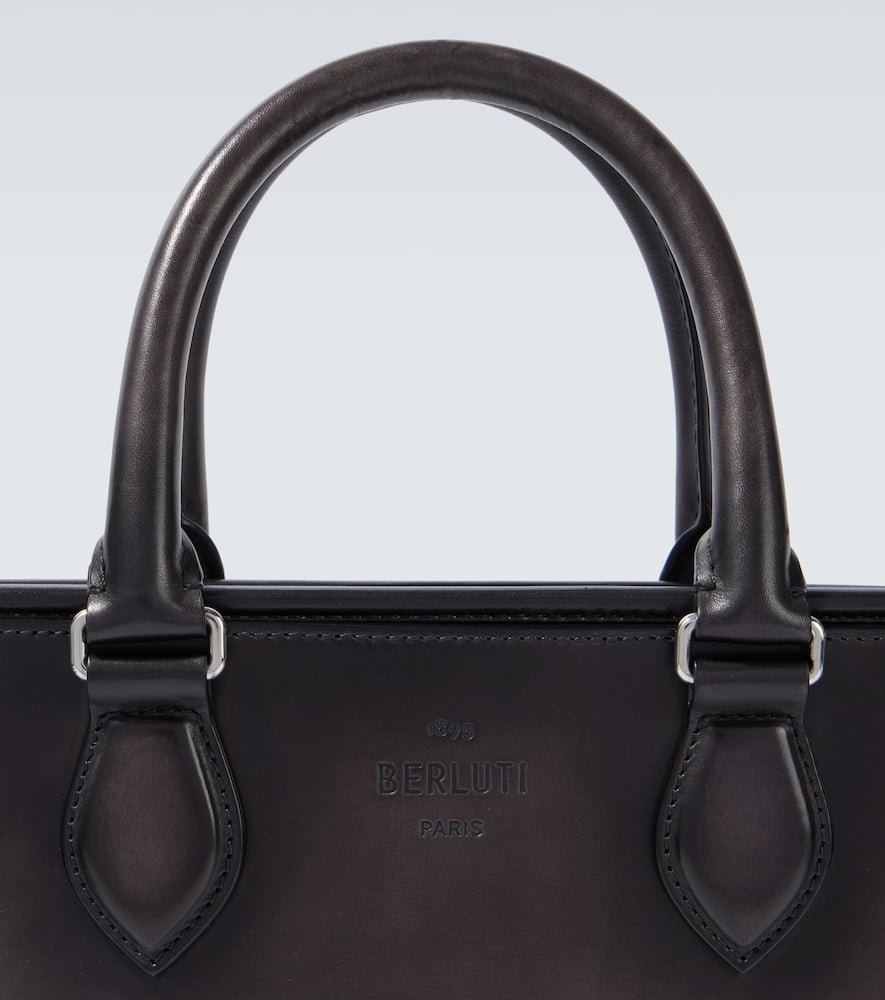 BERLUTI SCRITTO LEATHER BRIEFCASE