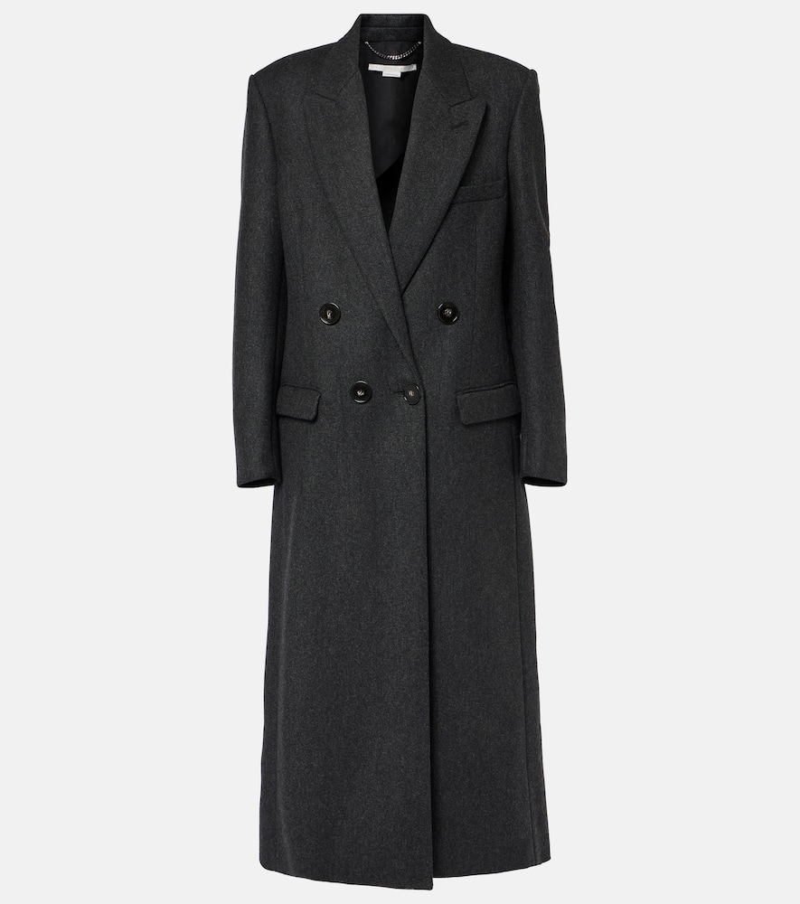Stella Mccartney Wool Coat In Grey