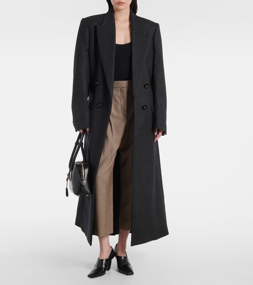 Stella Mccartney Wool Coat In Grey