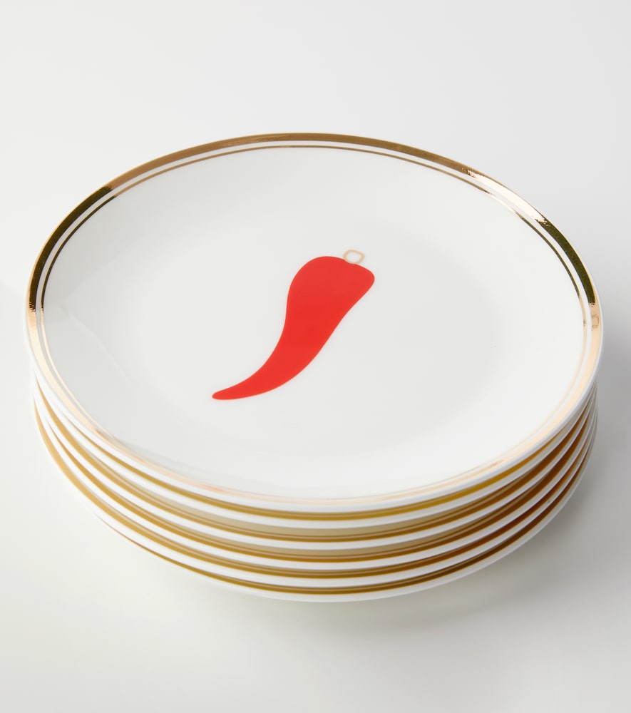  Bitossi Bitossi Set Funky Table Aus Sechs Desserttellern 