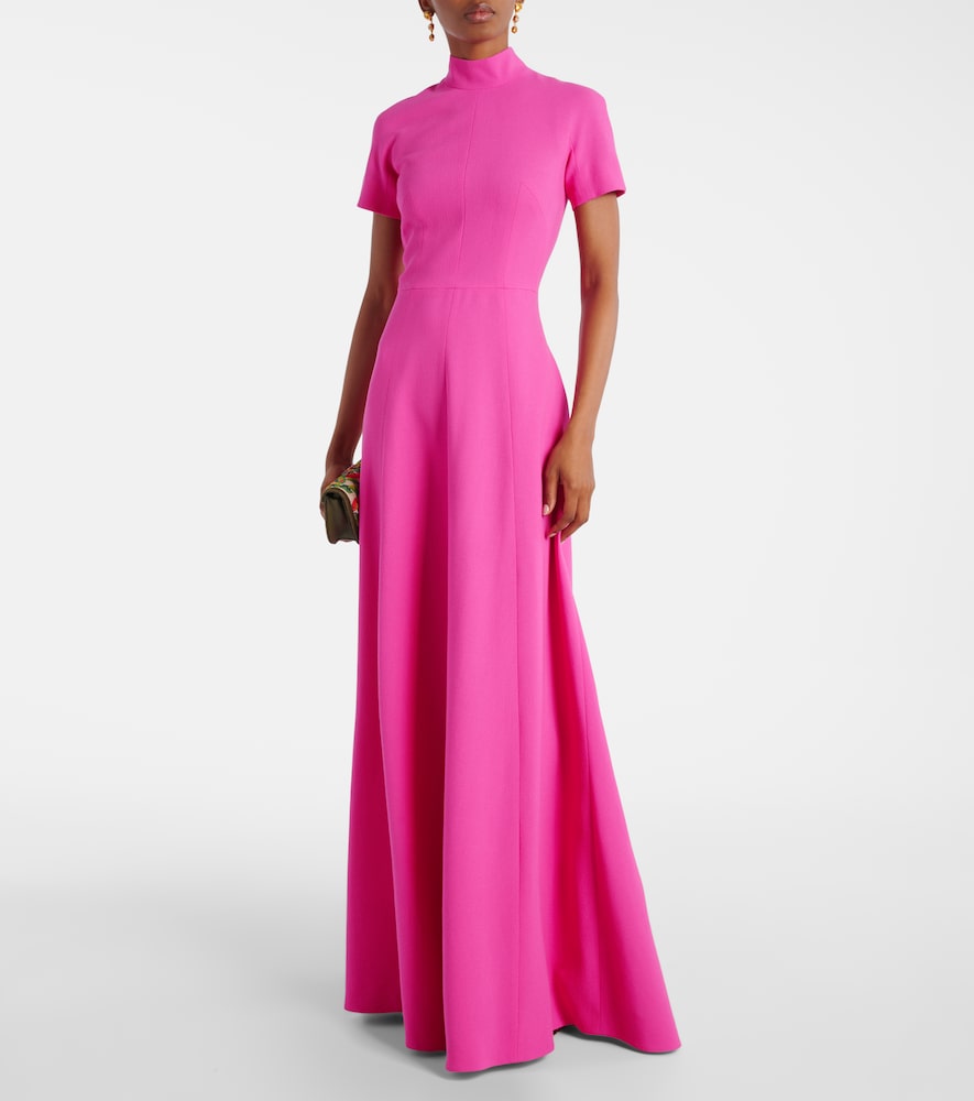 Emilia Wickstead Malinda wool crêpe gown
