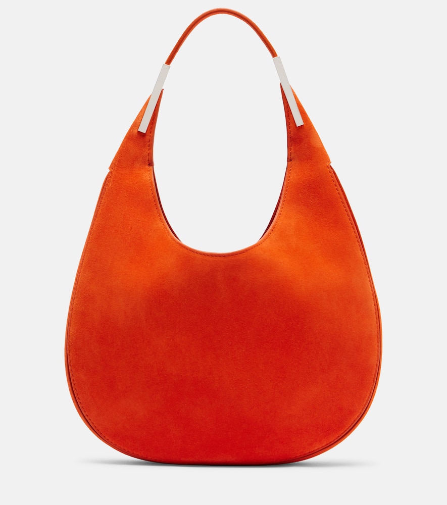 Florence suede shoulder bag