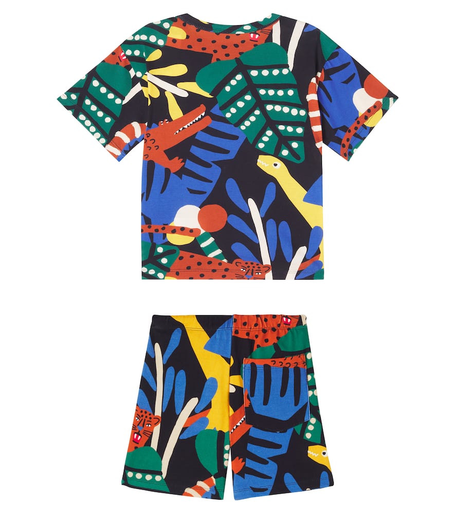 Fabula Fábula Printed Cotton T-shirt And Shorts Set In Multi