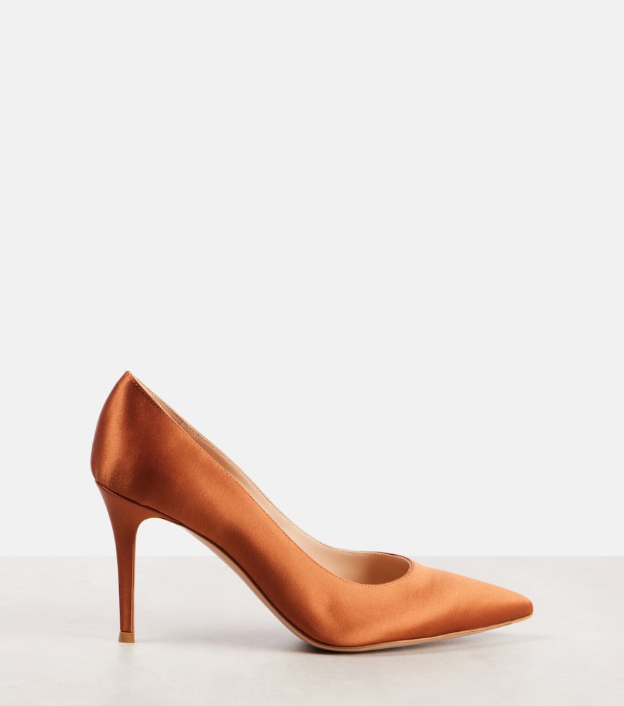 Gianvito Rossi Gianvito 85 Satin Pumps