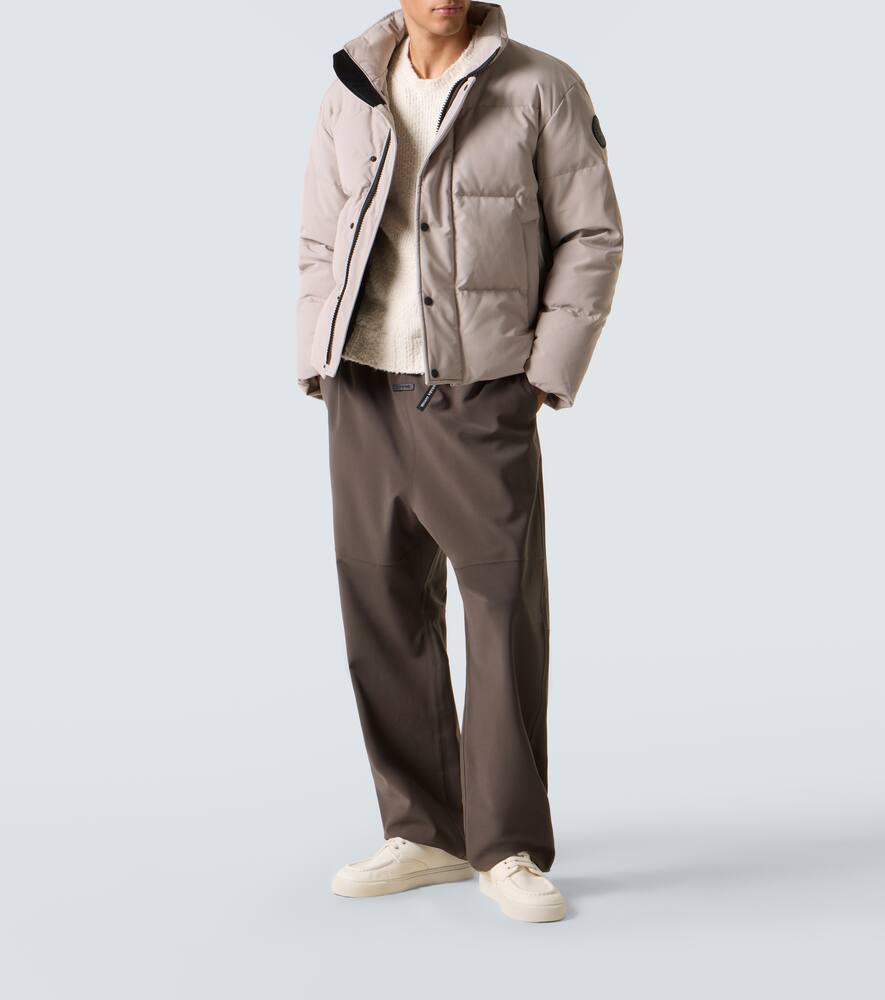 Canada Goose Black Label Bayview Down Jacket In White