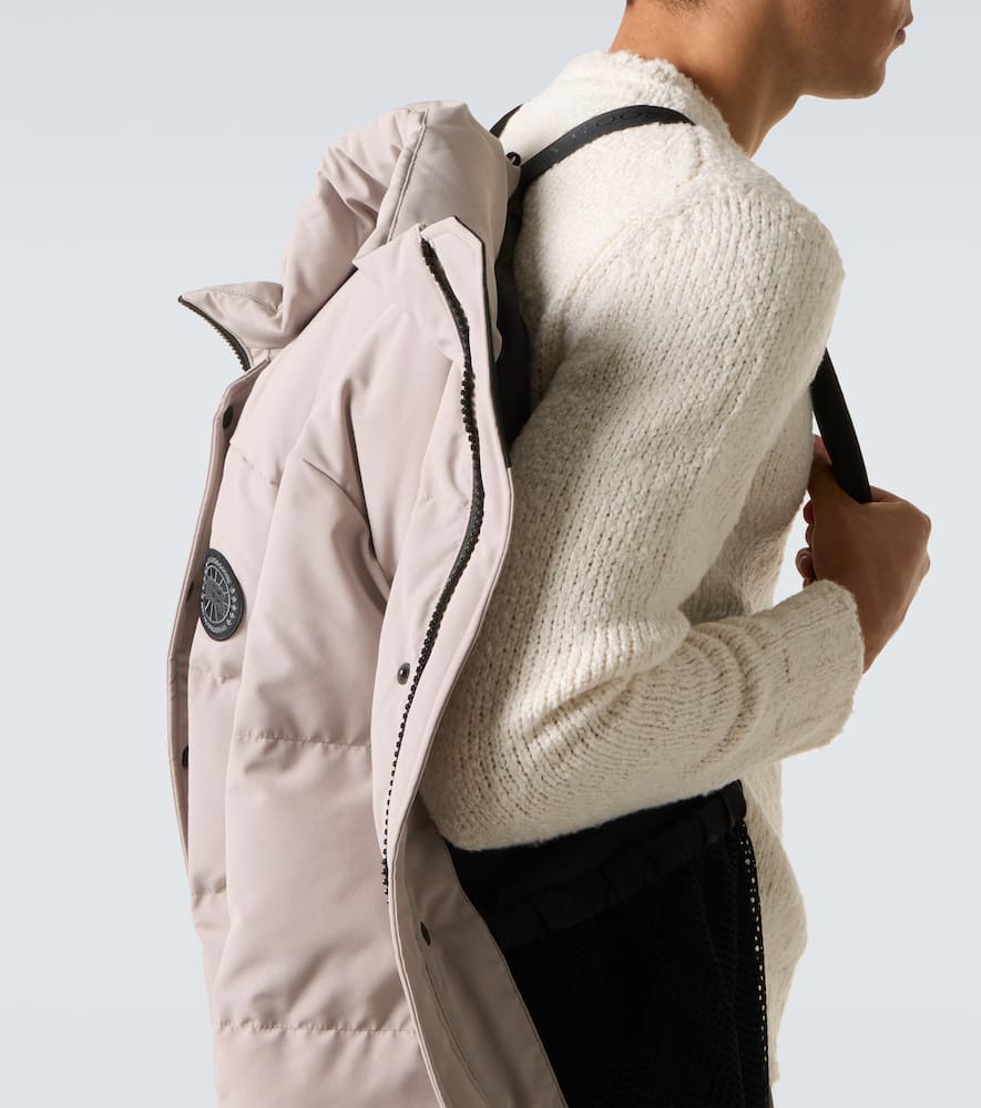 Canada Goose Black Label Bayview Down Jacket In White