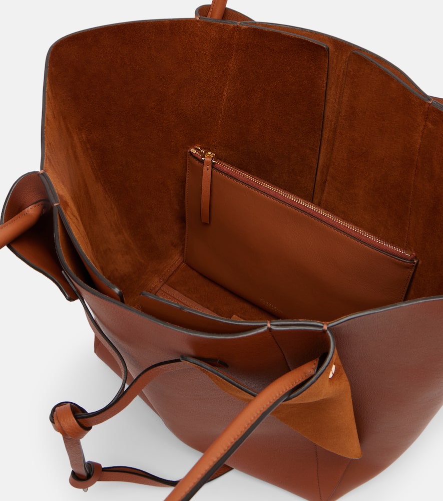 Gabriela Hearst Marija Leather Tote In Brown