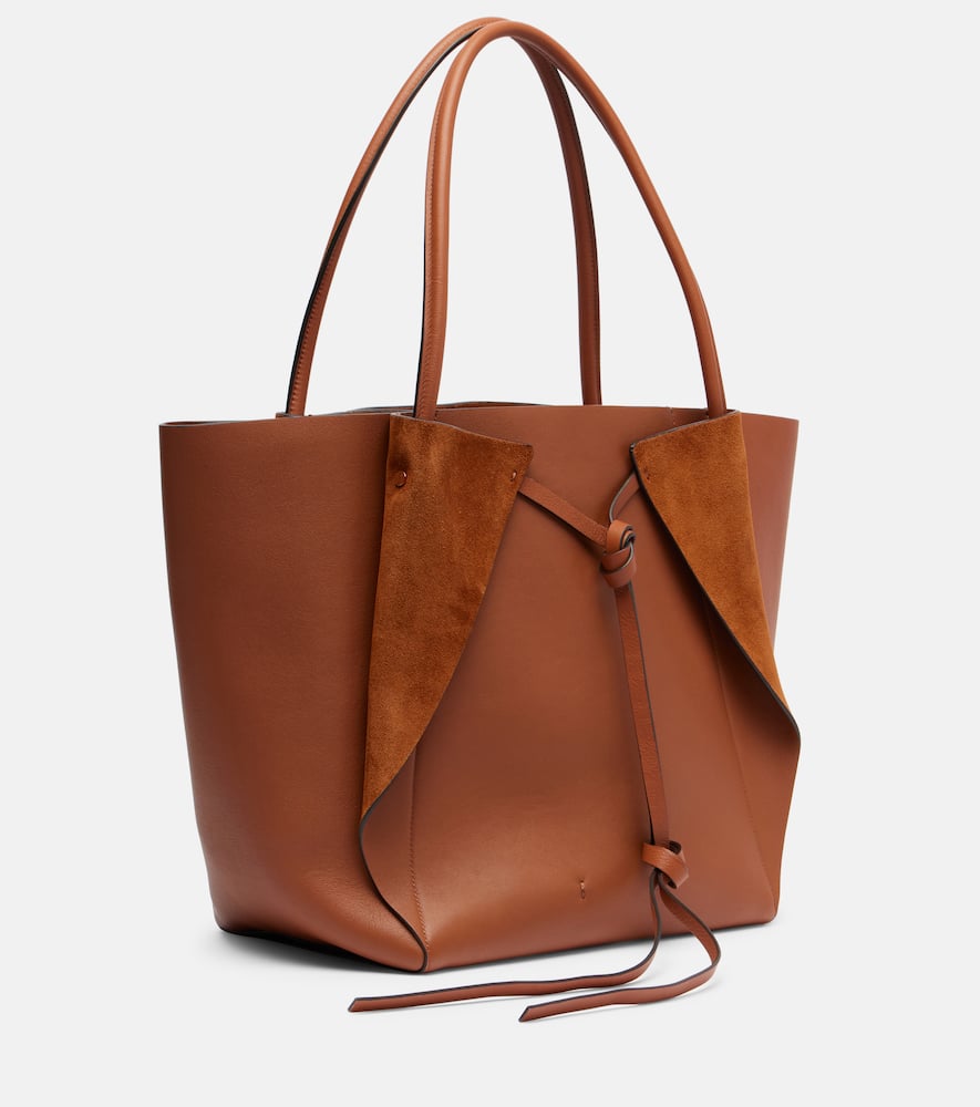 Gabriela Hearst Marija Leather Tote In Brown