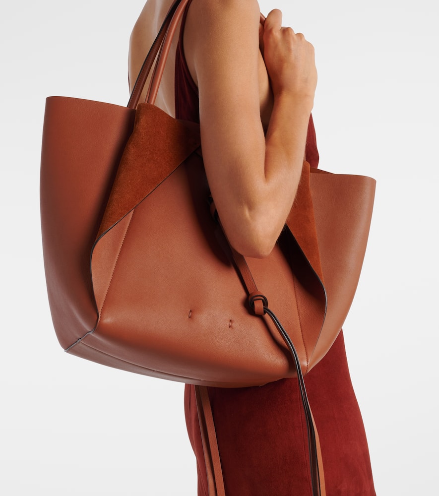 Gabriela Hearst Marija Leather Tote In Brown