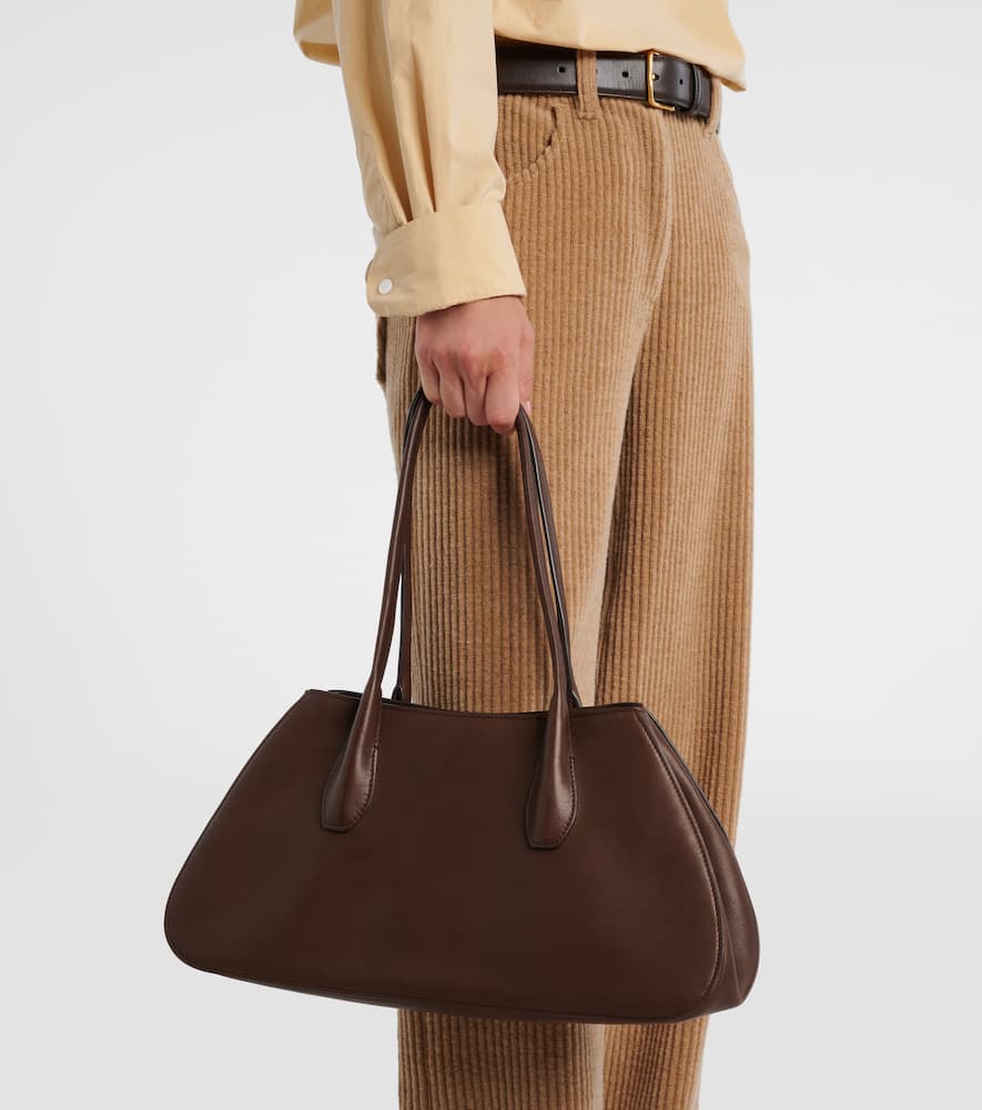 The Row Alger Medium Leather Shoulder Bag