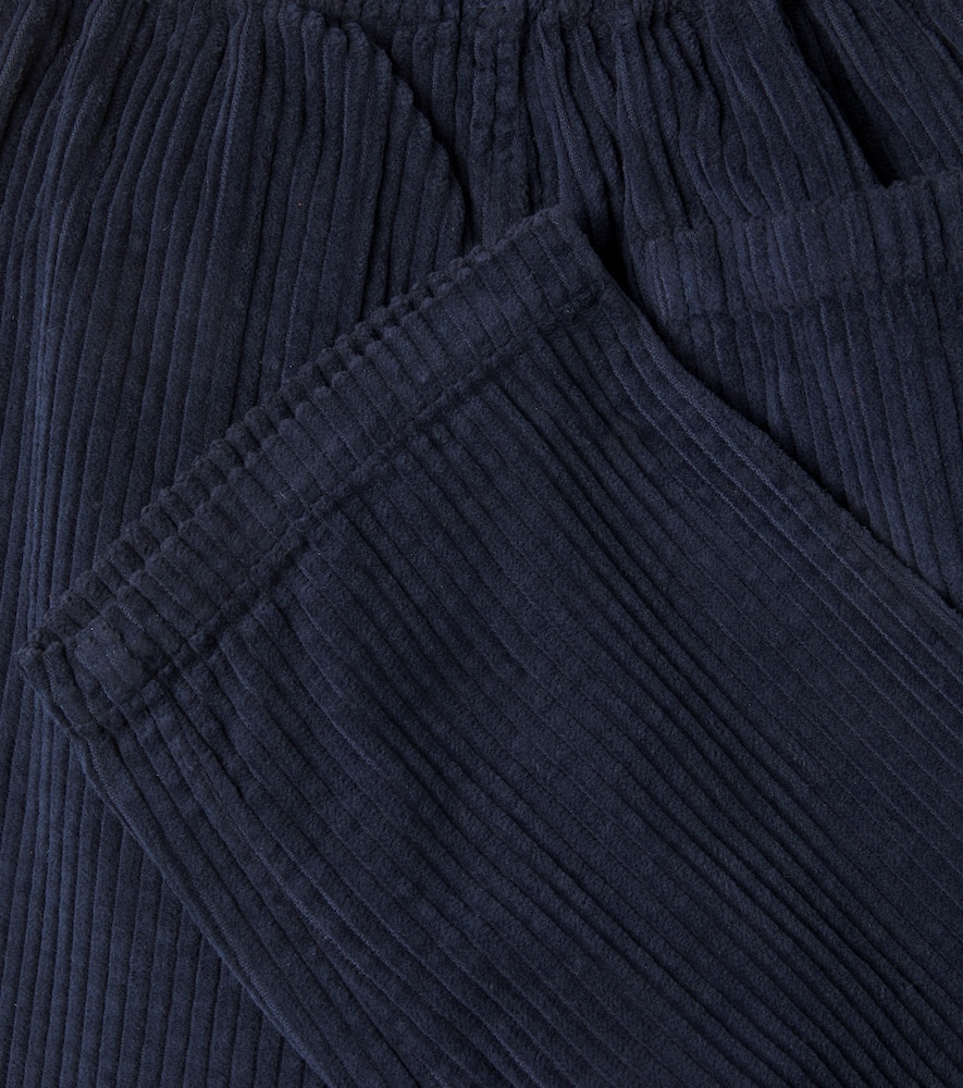The New Society Nicol Cotton Corduroy Wide-leg Pants In Blue