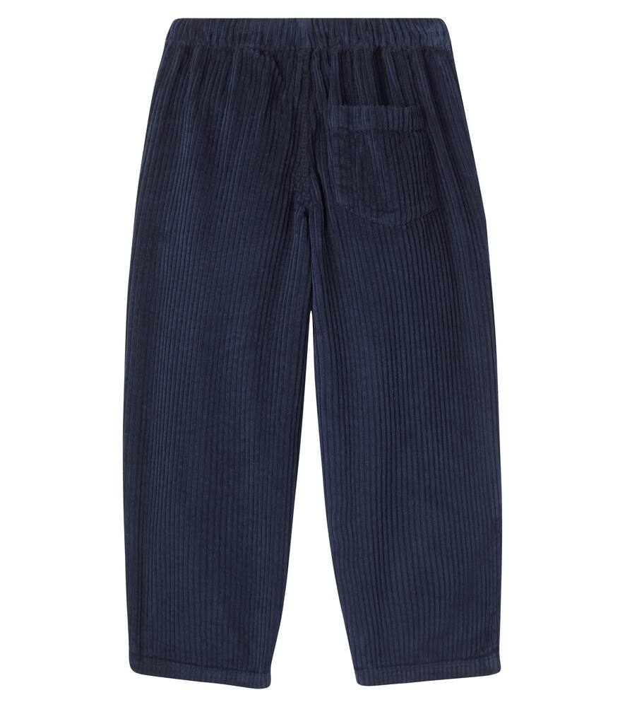 The New Society Nicol Cotton Corduroy Wide-leg Pants In Blue
