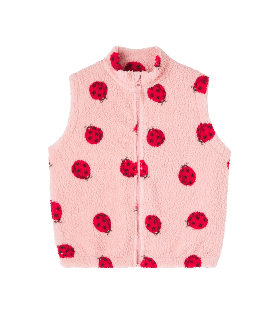 Konges Slojd Konges Sløjd Jody Printed Teddy Vest In Pink