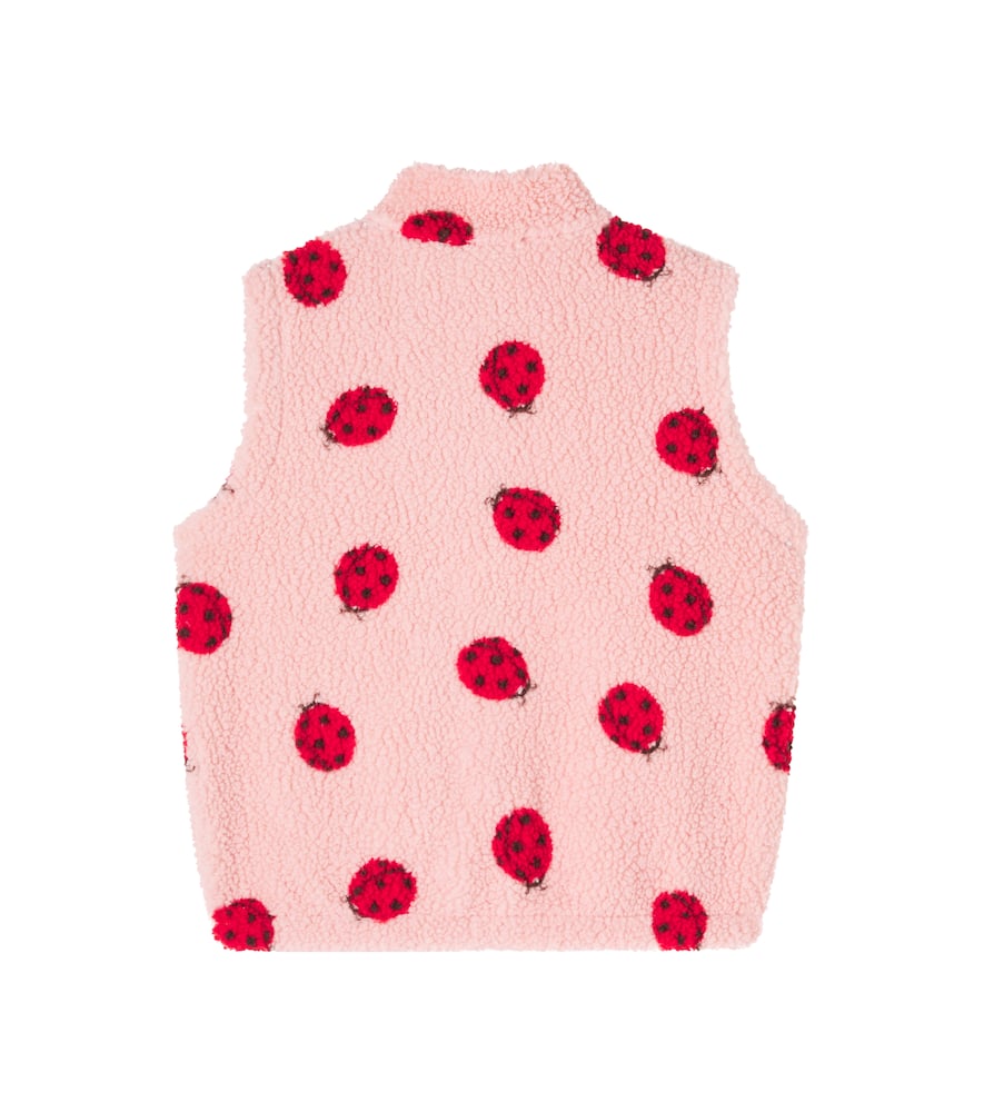 Konges Slojd Konges Sløjd Jody Printed Teddy Vest In Pink
