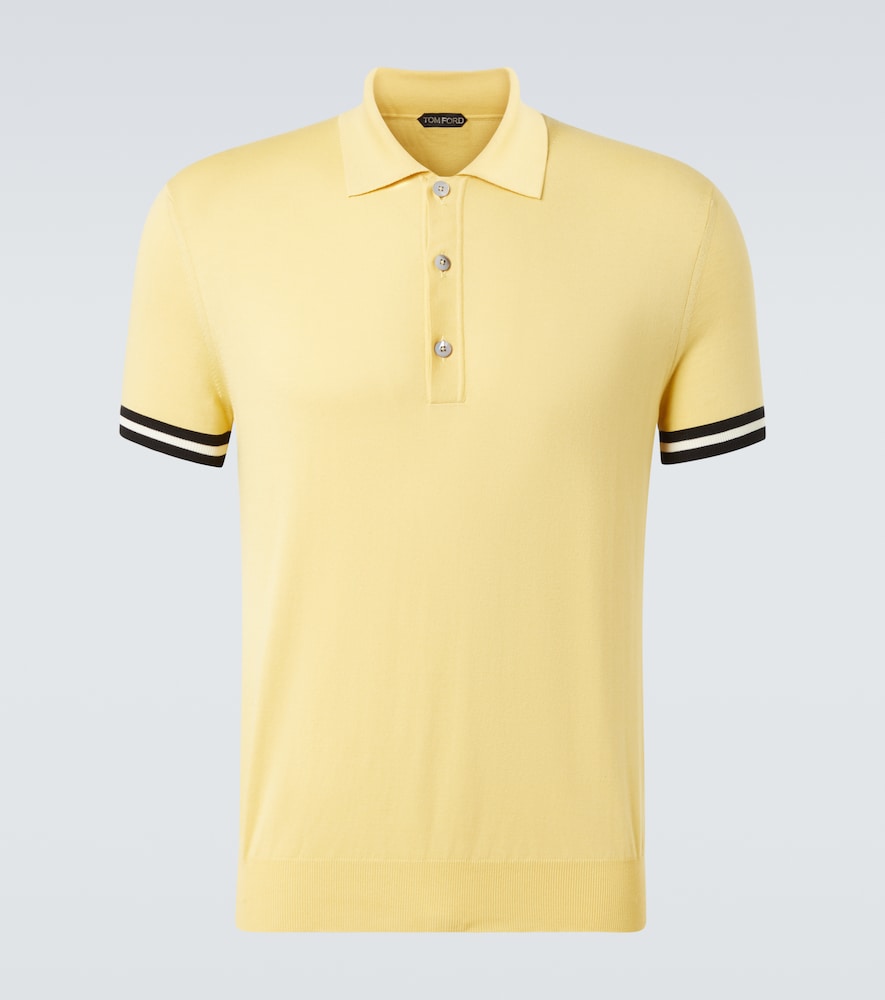 Tom Ford Men's Yellow Cotton And Silk Polo Shirt UK Size 38 - Mytheresa
