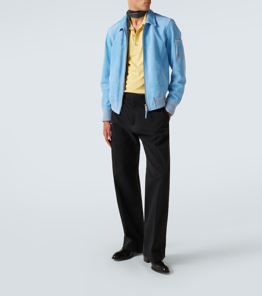  Tom Ford Tom Ford Polohemd Aus Baumwolle Und Seide 