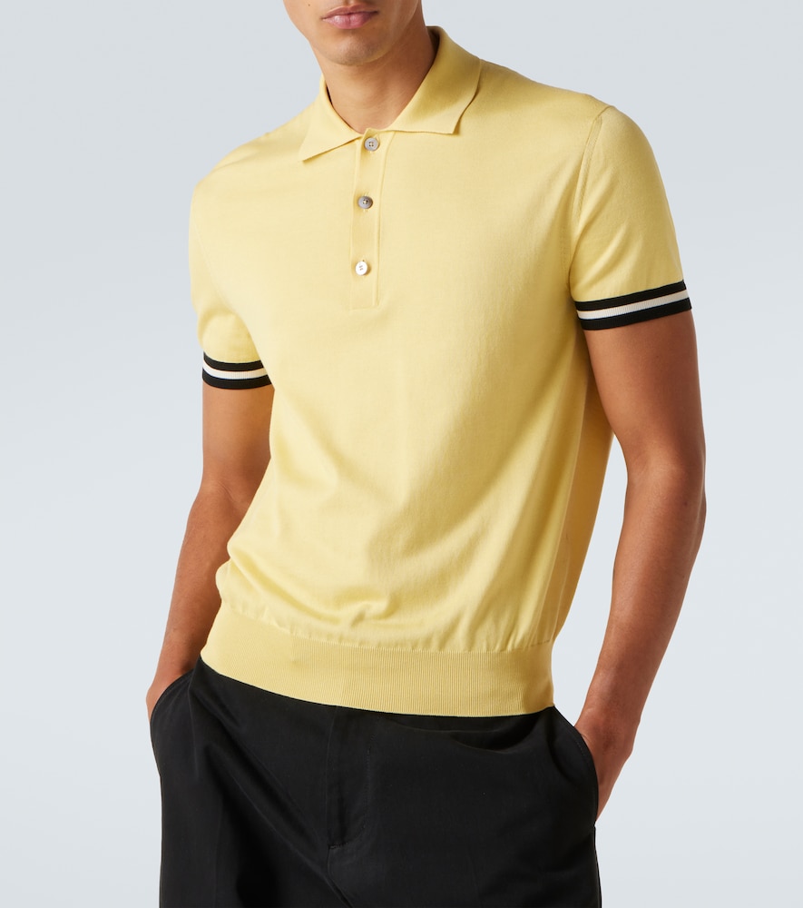  Tom Ford Tom Ford Polohemd Aus Baumwolle Und Seide 