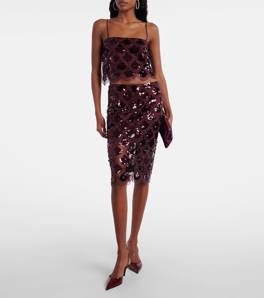 Amina Muaddi Sofia 60 Patent Leather Slingback Pumps In Burgundy
