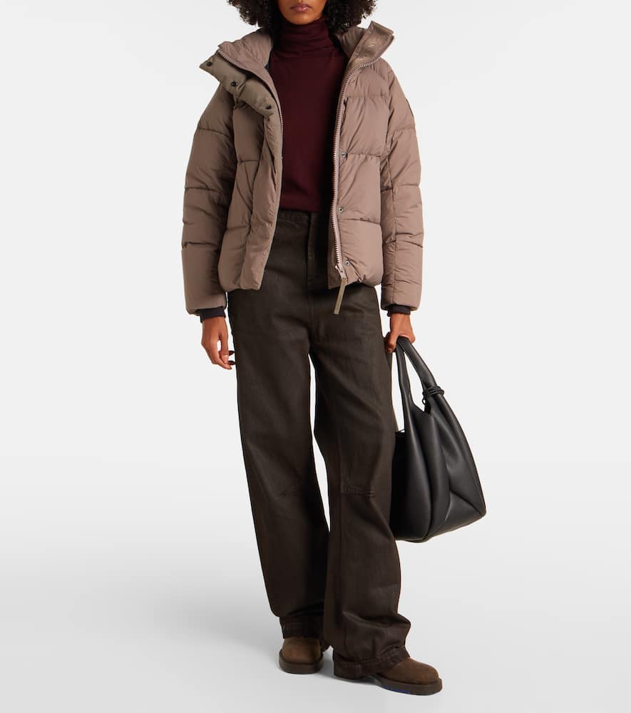 Canada Goose Junction Down Parka With Removable Hood In Brown