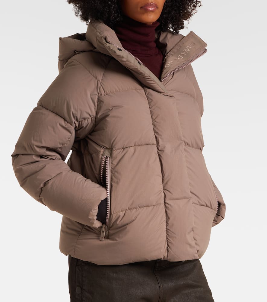Canada Goose Junction Down Parka With Removable Hood In Brown