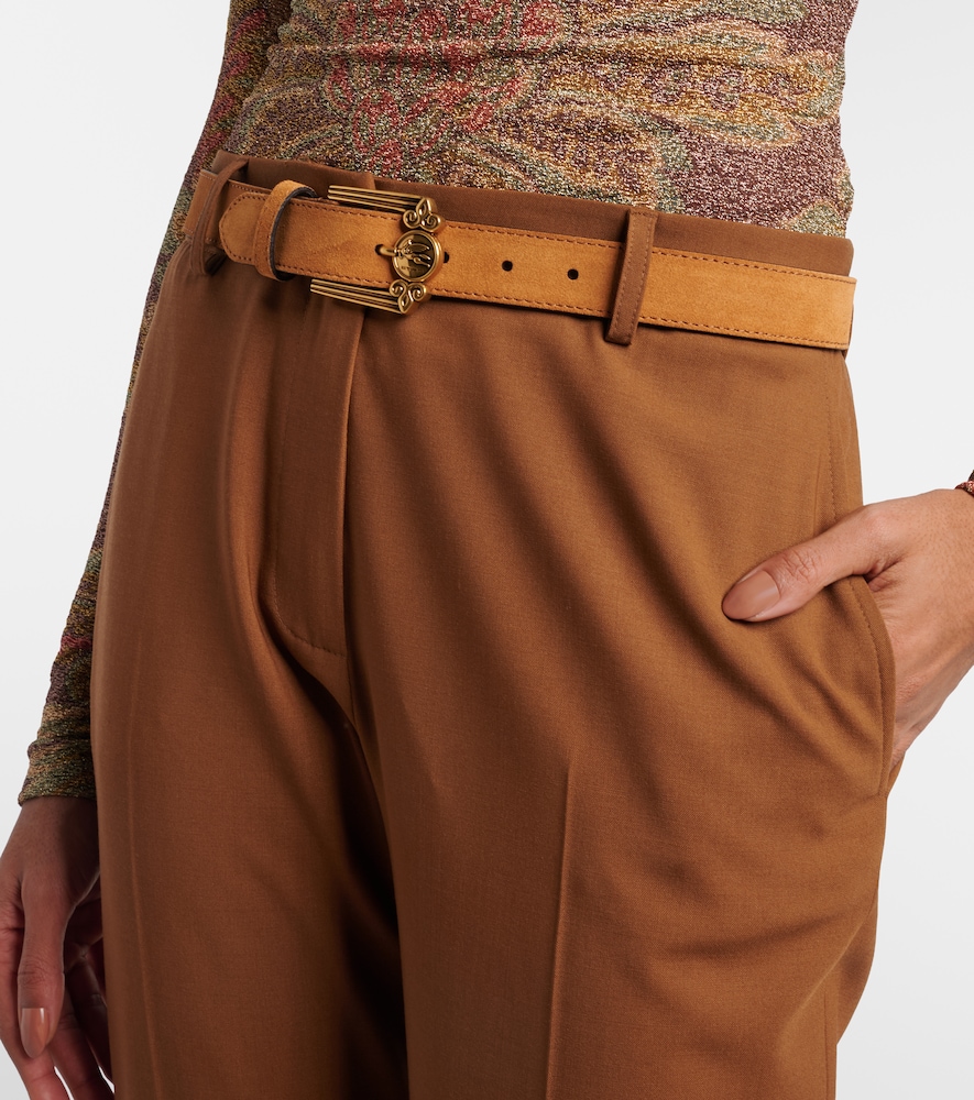  Etro Etro Pegaso Suede Belt 