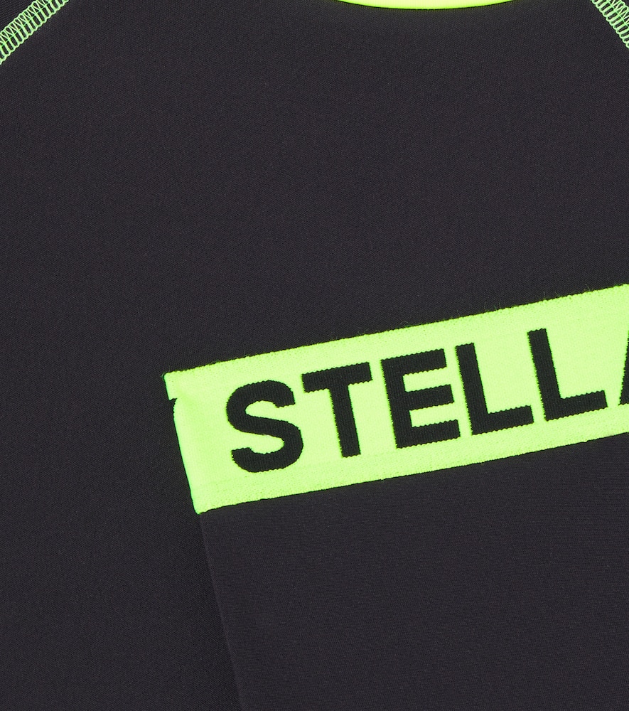 Stella Mccartney Technical Sweatshirt And Sweatpants Set In Black