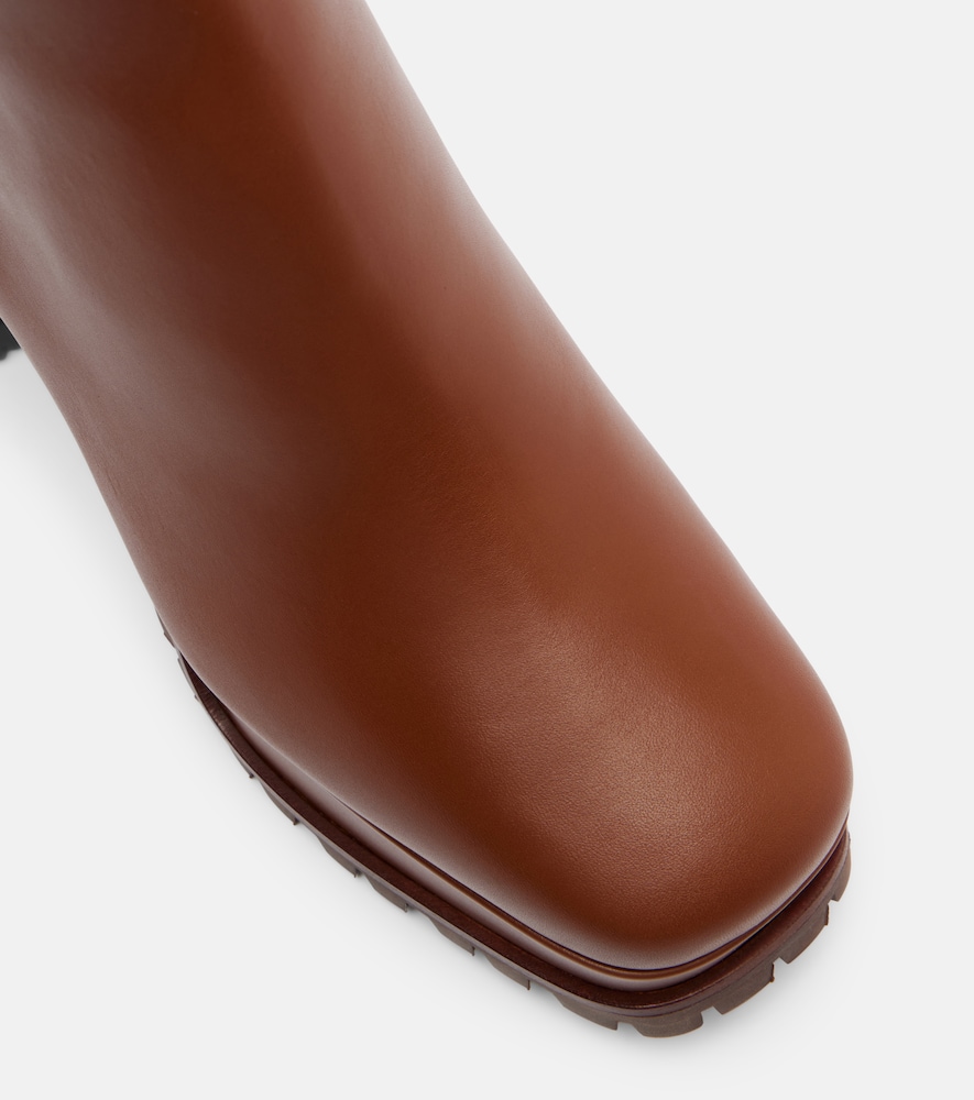  Gianvito Rossi Gianvito Rossi 70 Shearling-lined Platform Ankle Boots 