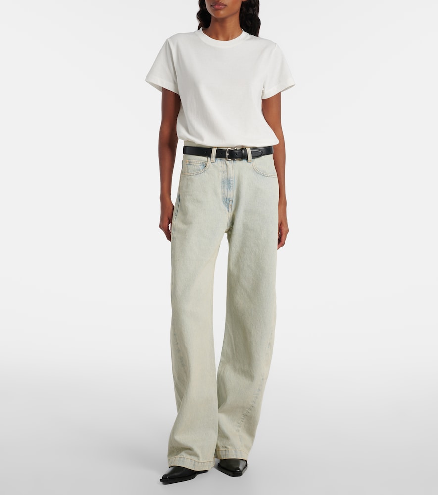 Calvin Klein Collection Mid-rise wide-leg jeans