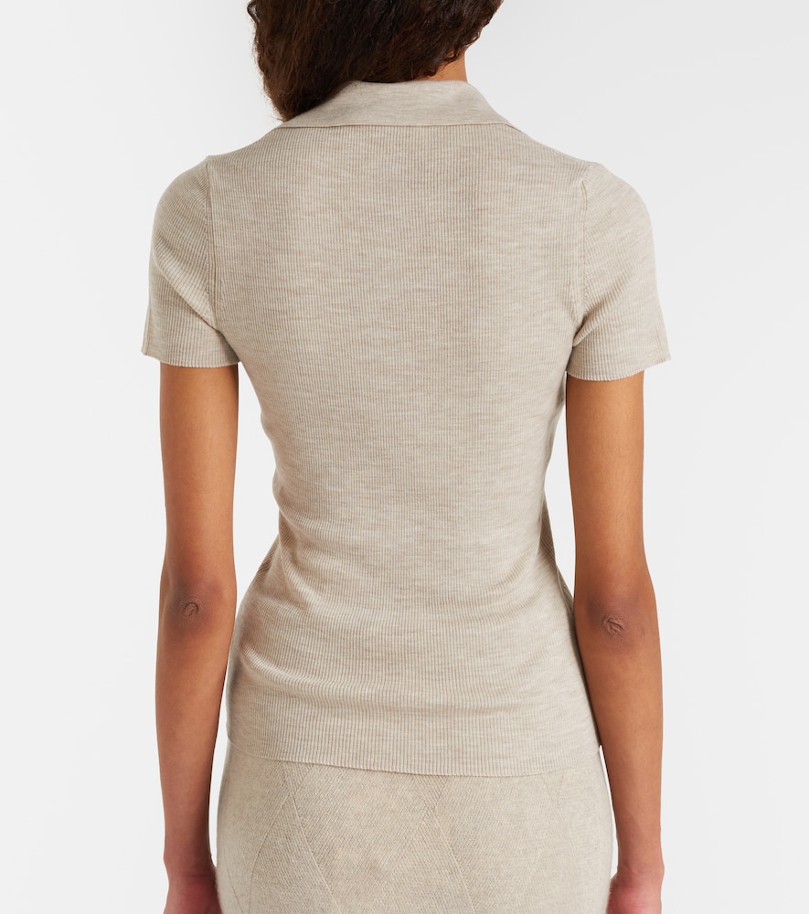  Max Mara Max Mara Polohemd Alero Aus Schurwolle 
