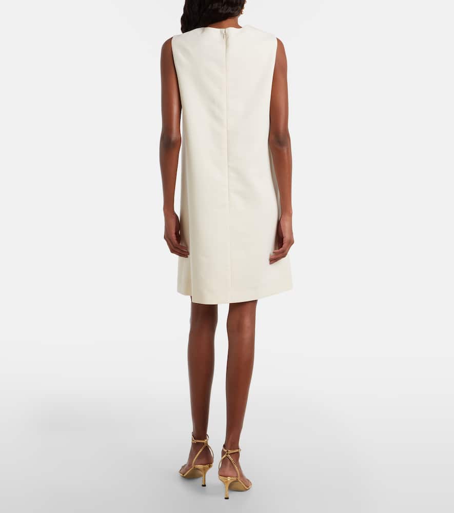 Oscar De La Renta Alliums-print Sleeveless Mini Shift Dress In Multi