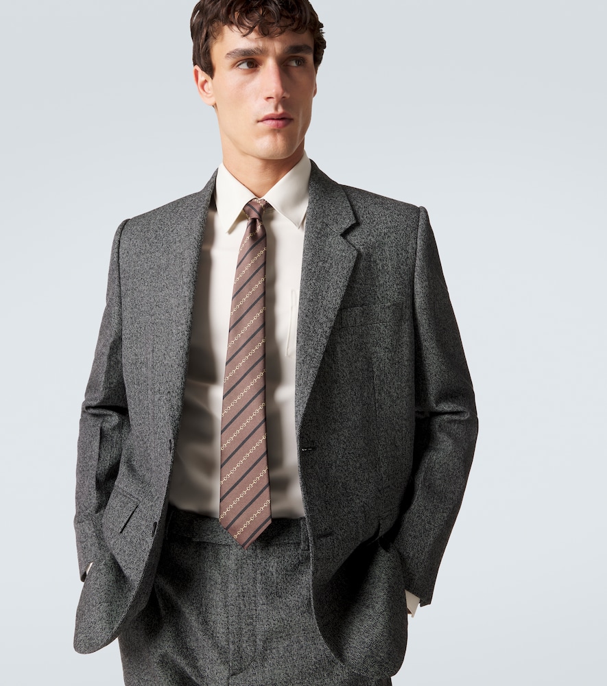  Gucci Gucci Krawatte Horsebit Aus Seiden-jacquard 
