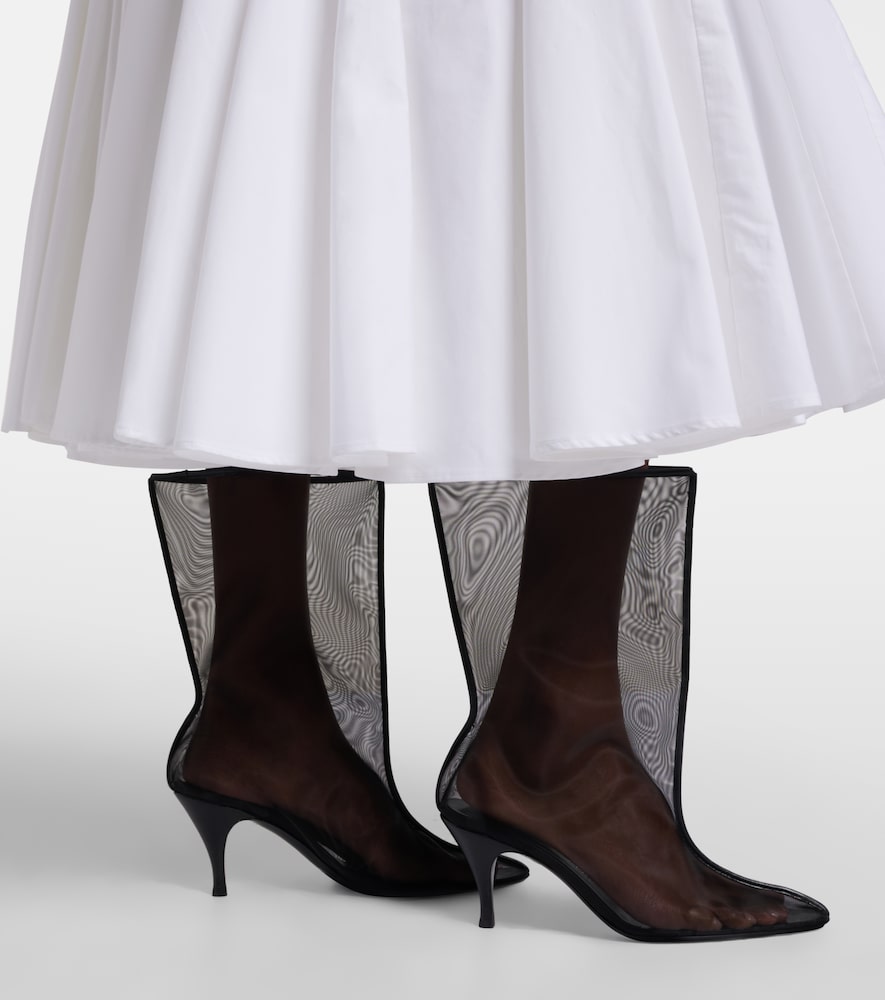 Herbert Levine Drawing A Blank 80 mesh mid-calf boots