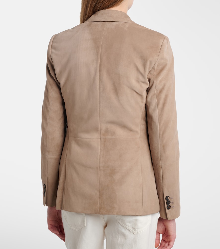  Brunello Cucinelli Brunello Cucinelli Blazer In Suede 