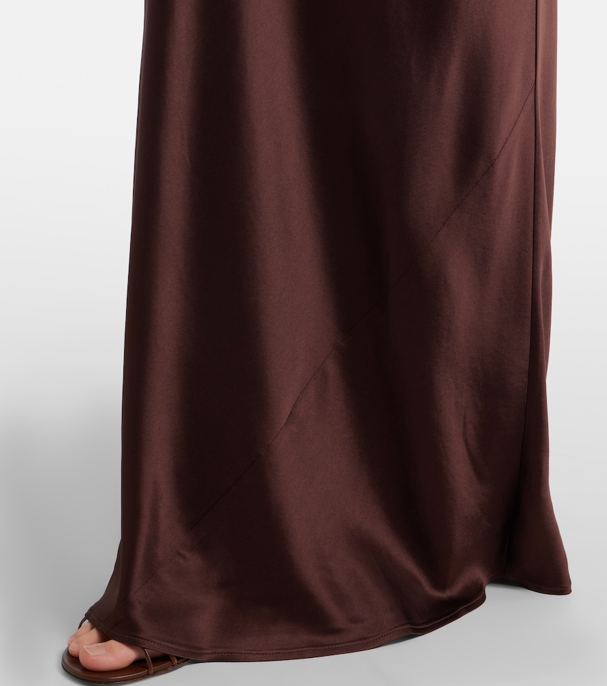  Staud Staud Robe Juanita Aus Satin 