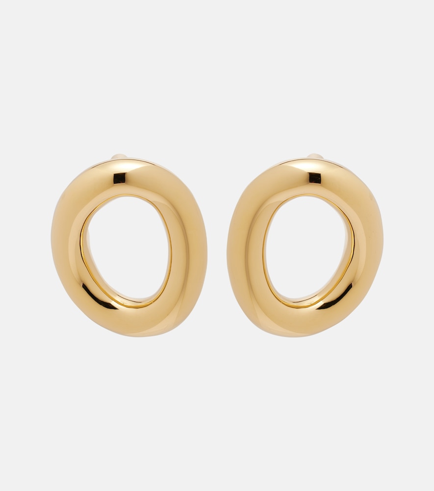 Balenciaga Women's Gold Eisa Ellipse Earrings - Mytheresa