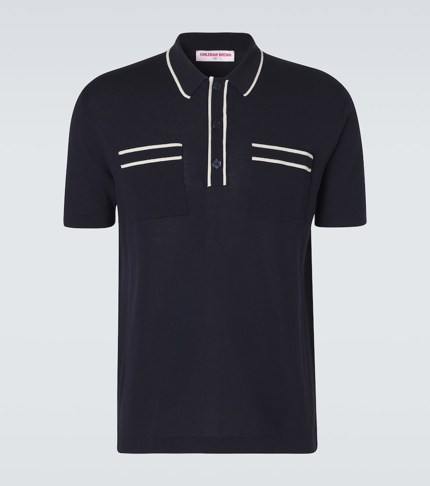 Orlebar Brown Polo Keeling en coton et soie 237 €