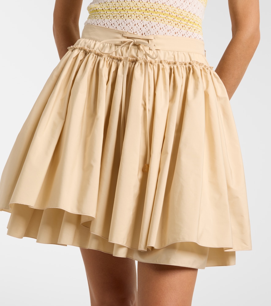  Loewe Loewe Paula's Ibiza Cotton Poplin Miniskirt 