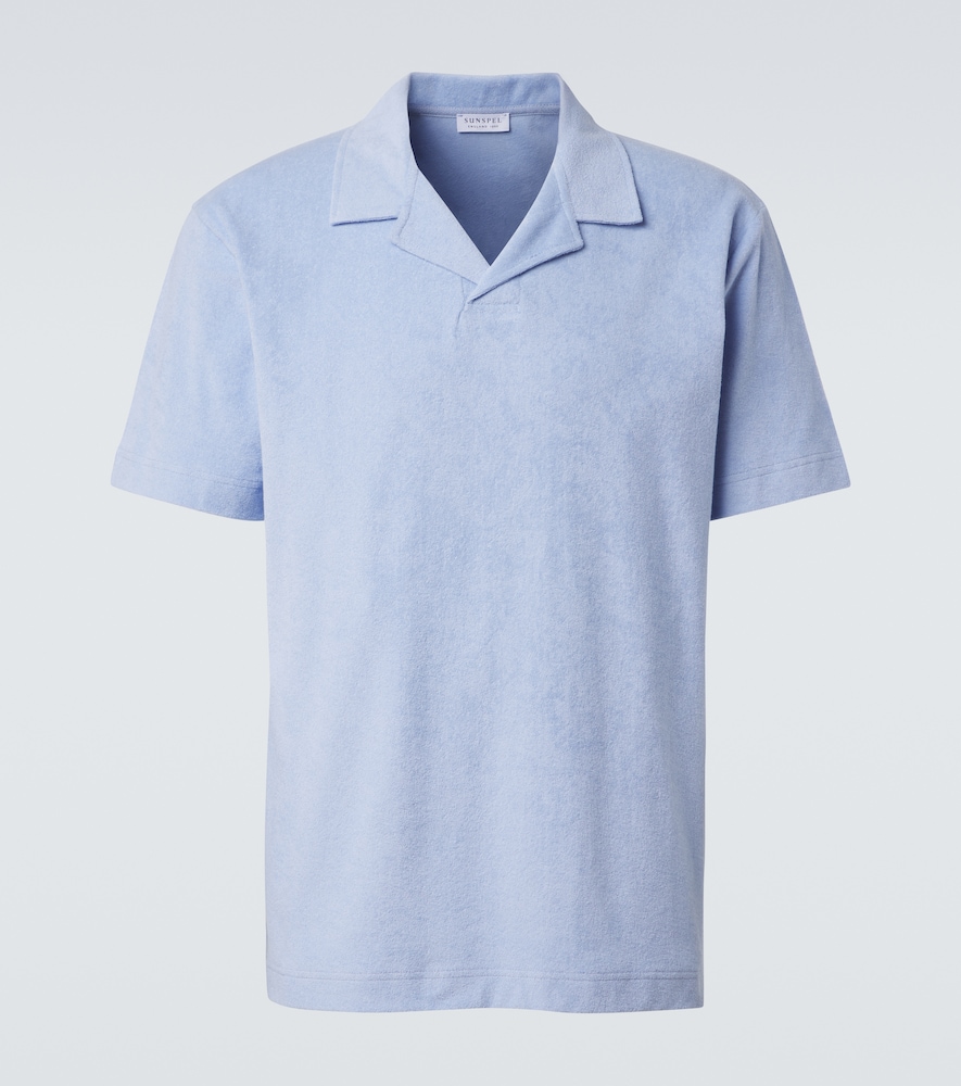 Sunspel Cotton terry polo shirt