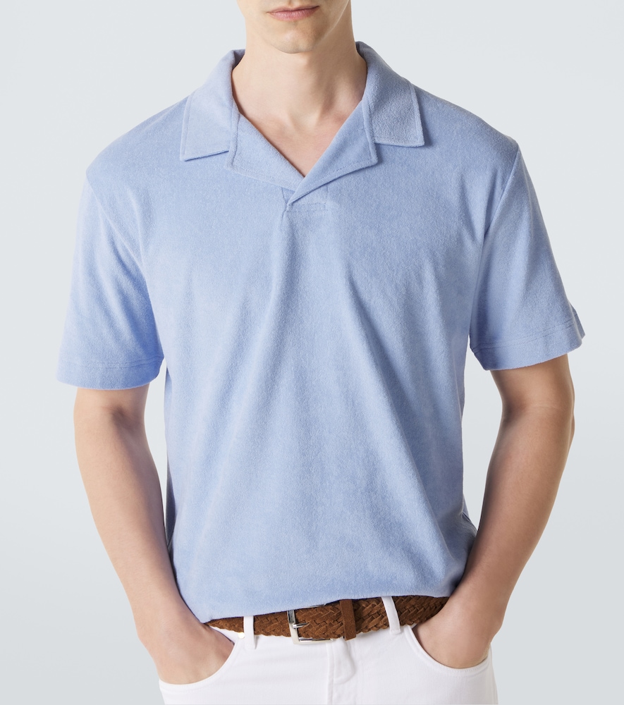 Cotton Terry Polo Shirt