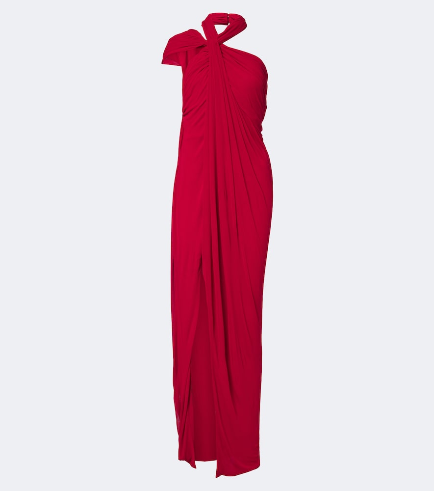 Robe aus Crêpe-Jersey